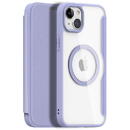 Dux Ducis Dux Ducis Skin X Pro Magnetic Flip MagSafe Case iPhone 15 Plus - Purple