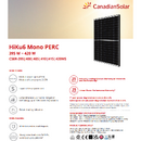 Canadian Solar CS6R-400MS, monocristalin, conector T6, 400W, IP68, 108 celule, Negru