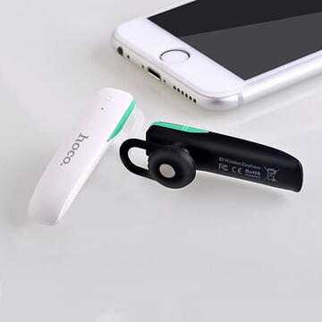 Hoco -  Bluetooth Headset (E1) - with Mic, Multi-point Connection - Black