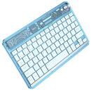 Hoco Tastatura Wireless Bluetooth, 500mAh - Hoco Transparent Discovery Edition (S55) - Ice Blue Mist
