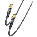 Yesido Cablu Incarcare  Type-C la Type-C, 100W, 1.2m - Yesido (CA103) - Black