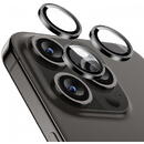 Esr Folie Camera pentru iPhone 15 Pro/ 15 Pro Max - ESR Armorite Camera Lens Protectors - Black