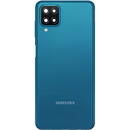 Capac Baterie Samsung Galaxy A12 Nacho A127, Cu Geam Camera Spate, Albastru, Swap