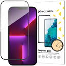 Wozinsky Wozinsky Full Glue iPhone 15 Pro Max Case Friendly Tempered Glass with Frame - Black