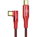 Mcdodo Cable USB-C to USB-C Mcdodo CA-8321 100W 90 Degree 1.2m (red)