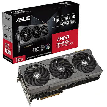 Placa video Asus AMD Radeon RX 7700 XT GAMING OC 12GB GDDR6 192bit