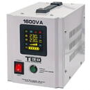 Ted Electric UPS 1600VA/1050W runtime extins utilizeaza doi acumulatori (neinclusi) pentru CENTRALE TERMICE TED000330