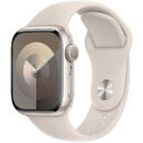 Apple Watch Series 9 GPS 45mm Starlight Aluminium Case with Sport Band M/L Starlight