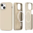 Tech-Protect Husa MagSafe pentru Apple iPhone 14 / 13, Tech-Protect, Silicone, Bej