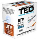 Ted Electric Cablu UTP cat.5e cupru integral rola 305ml TED Wire Expert TED002495 BBB