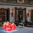 Generic Sfera gonflabila cu LED RGB pentru decorare pom de Crăciun - 60 cm