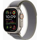 Watch Ultra 2 GPS + Cellular 49mm Titanium Case with Trail Loop M/L Green/Grey