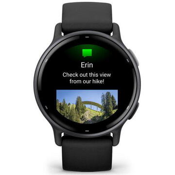 Smartwatch Garmin Smartwatch vívoactive 5 GPS 42mm silicon Black/Slate