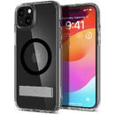 Spigen Ultra Hybrid S MagSafe case with stand for iPhone 15 Plus - black