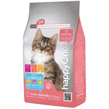 Hrană uscată pentru pisicuțe HAPPYONE 592304 junior , complex de vitamine, 1.5 kg