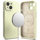 Ringke Husa pentru iPhone 15 - Ringke Silicone Magnetic - Sunny Lime