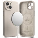 Ringke Husa pentru iPhone 15 - Ringke Silicone Magnetic - Stone