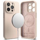 Ringke Husa pentru iPhone 15 Pro - Ringke Silicone Magnetic - Pink Sand