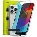 Ringke Folie pentru iPhone 15 Pro - Ringke Cover Display Tempered Glass - Black