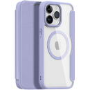 iPhone 15 Pro Magnetic MagSafe Flip Case Dux Ducis Skin X Pro - Purple