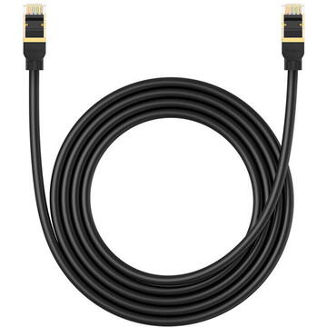 Baseus Network cable cat.8 Ethernet RJ45, 40Gbps, 2m (black)