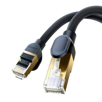 Baseus Network cable cat.8 Ethernet RJ45, 40Gbps, 8m Negru