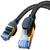 Baseus Braided network cable cat.7 Ethernet RJ45, 10Gbps, 8m (black)