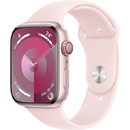 Watch Series 9 LTE 45mm Pink Aluminium Case with Sport Band S/M Light Pink