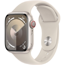 Watch Series 9 LTE 41mm Starlight Aluminium Case with Sport Band M/L Starlight