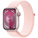 Watch Series 9 LTE 41mm Pink Aluminium Case with Sport Loop Light Pink