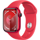 Watch Series 9 LTE 41mm Aluminium Case with Sport Band S/M RED