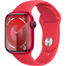 Watch Series 9 LTE 41mm Aluminium Case with Sport Band M/L RED