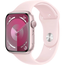 Watch Series 9 GPS 45mm Pink Aluminium Case with Sport Band M/L Light Pink