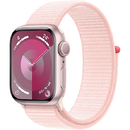 Apple Watch Series 9 GPS 41mm Pink Aluminium Case with Sport Loop Light Pink