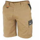 Pantaloni scurti de protectie mărime L/52,bumbac+elastan, greutate 270g/m2
