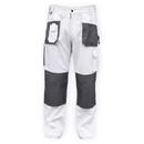 Pantaloni de protecţie mărime S/48, alb, greutate 190g/m2