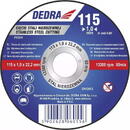 DEDRA-EXIM Disc de taiere pentru inox, 115x1,0x22,2
