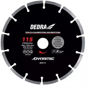 DEDRA-EXIM Disc Diamantat cu segmente 230/22,2mm Dynamic