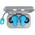 SKULLCANDY Casti Audio In Ear, Dime 2 True wireless, Bluetooth, Light Grey Blue