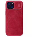 Husa pentru iPhone 15 - Nillkin QIN Pro Leather Case - Red