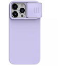 Nillkin Husa pentru iPhone 15 Pro Max - Nillkin CamShield Silky MagSafe Silicone - Misty Purple