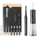 Bitvae Sonic toothbrush with tips set and water flosser Bitvae D2+C2 (black)