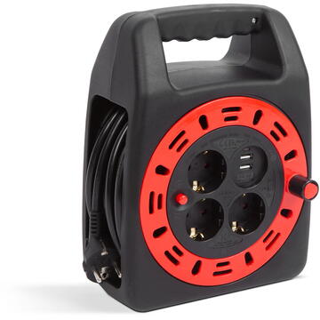 Prelungitor Prelungitor 3 x 1.5 mm² cu 2 x USB, 15 m