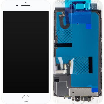 Piese si componente Display cu Touchscreen Apple iPhone 7 Plus, cu Rama, Argintiu, Service Pack 661-07298