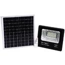 LED Solar Projector V-TAC 20W Black IP65, Remote Control, Timer VT-60W 6000K 1650lm