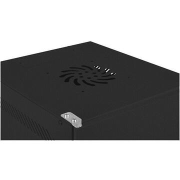 LANBERG 10" WALL-MOUNTED RACK CABINET 6U (280X310, BLACK)