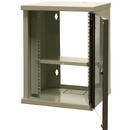 EMITER EMITERNET Single hanging cabinet 10'' 9U, sheet metal/glass doors, 325×330x445mm (width/depth/height) EM/SOHO-9U