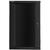 Lanberg wall-mounted installation rack cabinet 19'' 22U 600x600mm black (glass door)