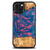 Husa Wood and resin case for iPhone 13 Mini Bewood Unique Vegas - pink and blue
