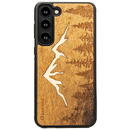 Bewood Wooden case for Samsung Galaxy S23 Plus Bewood Mountains Imbuia